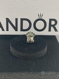 Charm Pandora Pavone Acqua e Verde Zirconia