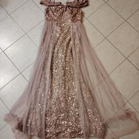 vestito a Sirena nuovo tg M