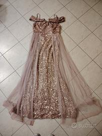 vestito a Sirena nuovo tg M