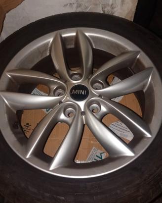 cerchi e gomme 90% mini countryman 17 pollici