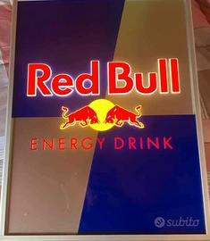 Insegna luminosa redbul