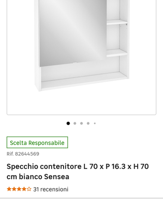 Specchio contenitore