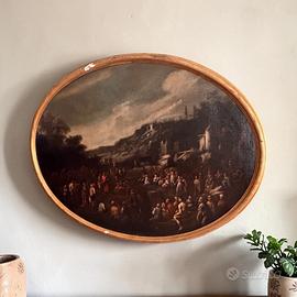 Dipinto Olio su Tela Scipione Compagno 1600 XVII