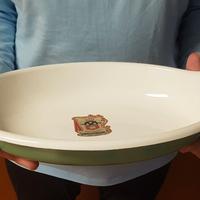 Raro Piatto Vassoio vintage metallo smaltato QUEEN