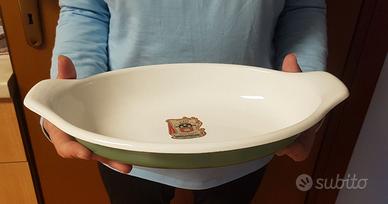 Raro Piatto Vassoio vintage metallo smaltato QUEEN