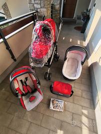 passeggino sistema trio completo peg perego