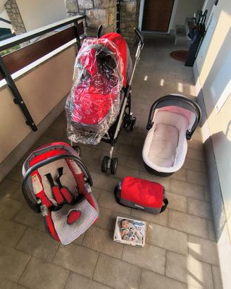 passeggino sistema trio completo peg perego