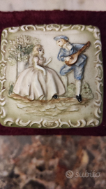 Portagioie mignon Capodimonte con timbro