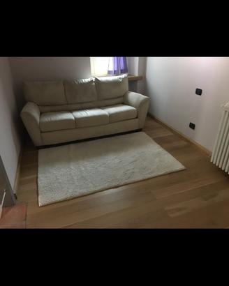 Divano letto 3 posti scamosciato