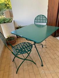 Set da giardino Unopiù – tavolo + 4 sedie