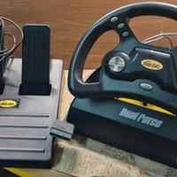 Volante + pedaliere Mad Catz Racing Wheel ps1 e 2