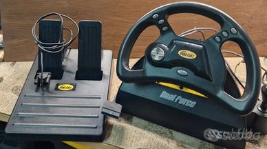 Volante + pedaliere Mad Catz Racing Wheel ps1 e 2