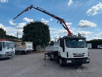Iveco Eurocargo 100E22 gru Jib e ribaltabile