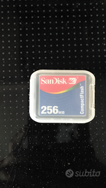 Sandisk 256Mb compact flash scheda memoria