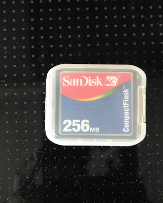 Sandisk 256Mb compact flash scheda memoria