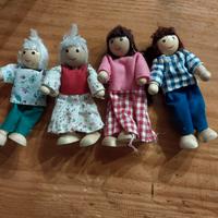 Casetta di legno con accessori