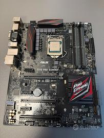 Scheda madre asus Z170 Pro gaming + i7 6700