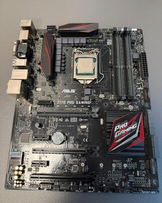Scheda madre asus Z170 Pro gaming + i7 6700