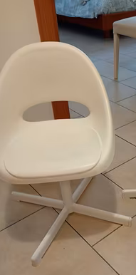 Sedia Ikea girevole per bambini, regolabile, 6-12