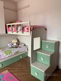 Cameretta con letto a castello