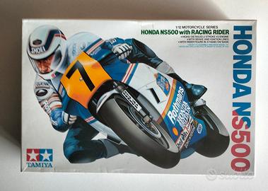 Tamiya Honda NS500 con pilota 