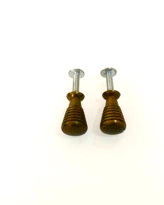 Pomelli in metallo color rame