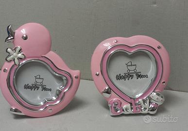 4 Portafoto  in ceramica colorata