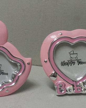 4 Portafoto  in ceramica colorata