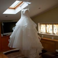 abito da sposa+velo + scarpe 