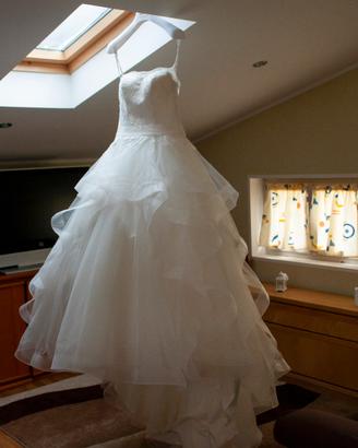 abito da sposa+velo + scarpe 