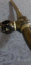 Manubrio e attacco bici mtb