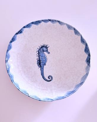 Piatto cm 36 ceramica vintage anni 80 Monicado