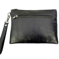 Borsello Uomo Vera Pelle Nero Pochette Accessori