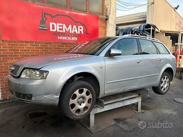 RICAMBI AUDI A4 B6 2002 1900cc DIESEL AWX 130cv