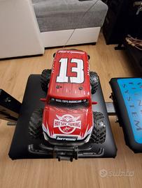 Jip telecomandata rossa con decalcomanie