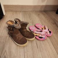 Stivaletti bambina Nero Giardini + infradito