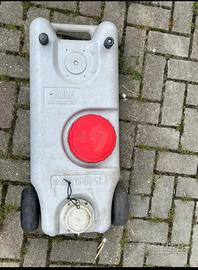 Serbatoio raccolta acque di scarico fiamma