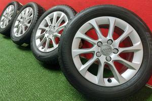 Cerchi Audi A3 Vw Golf Toura Caddy Gomme 205 55 16