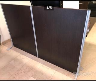 Divisorio per ufficio marrone