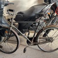 Bici da un uomo con freni a bacchetta