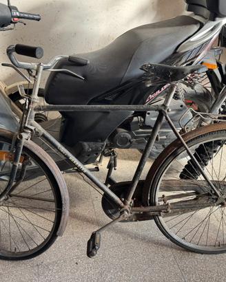Bici da un uomo con freni a bacchetta