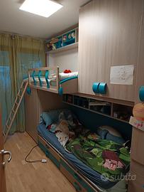 cameretta letto a castello