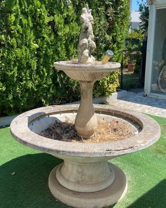 FONTANA E COLONNE DA GIARDINO