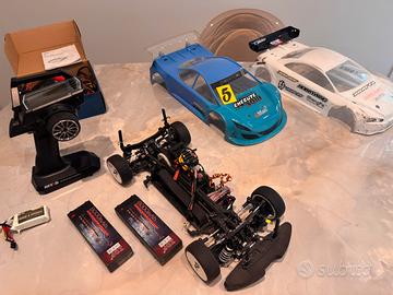 Auto RC Touring 1/10 4WD completa per gara
