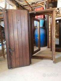 Finestre vetro, Balconi infissi in legno