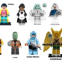 8 minifigure Supereroi Shocker Fantastic tipo Lego