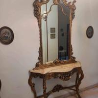 specchiera con consolle