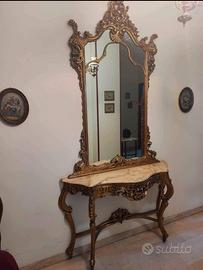 specchiera con consolle