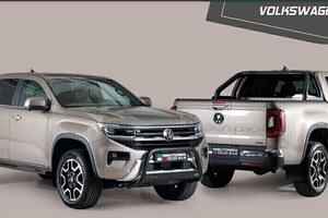 VW Amarok 2023> Roll bar-bull bar-pedane inox