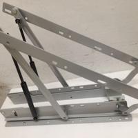 Staffe per alza rete matrimoniale a doppio effetto